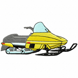 Ski Embroidery Design 7